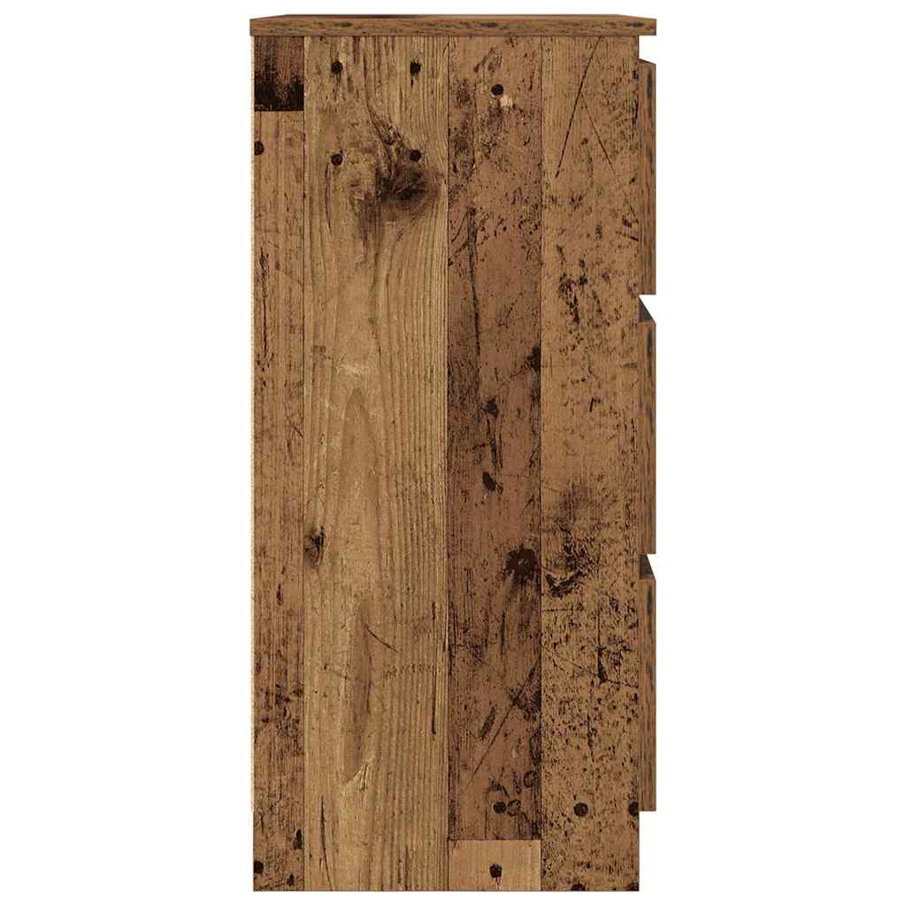 Buffet en bois ancien 60x35x76 cm bois d'ingénierie - XIOS