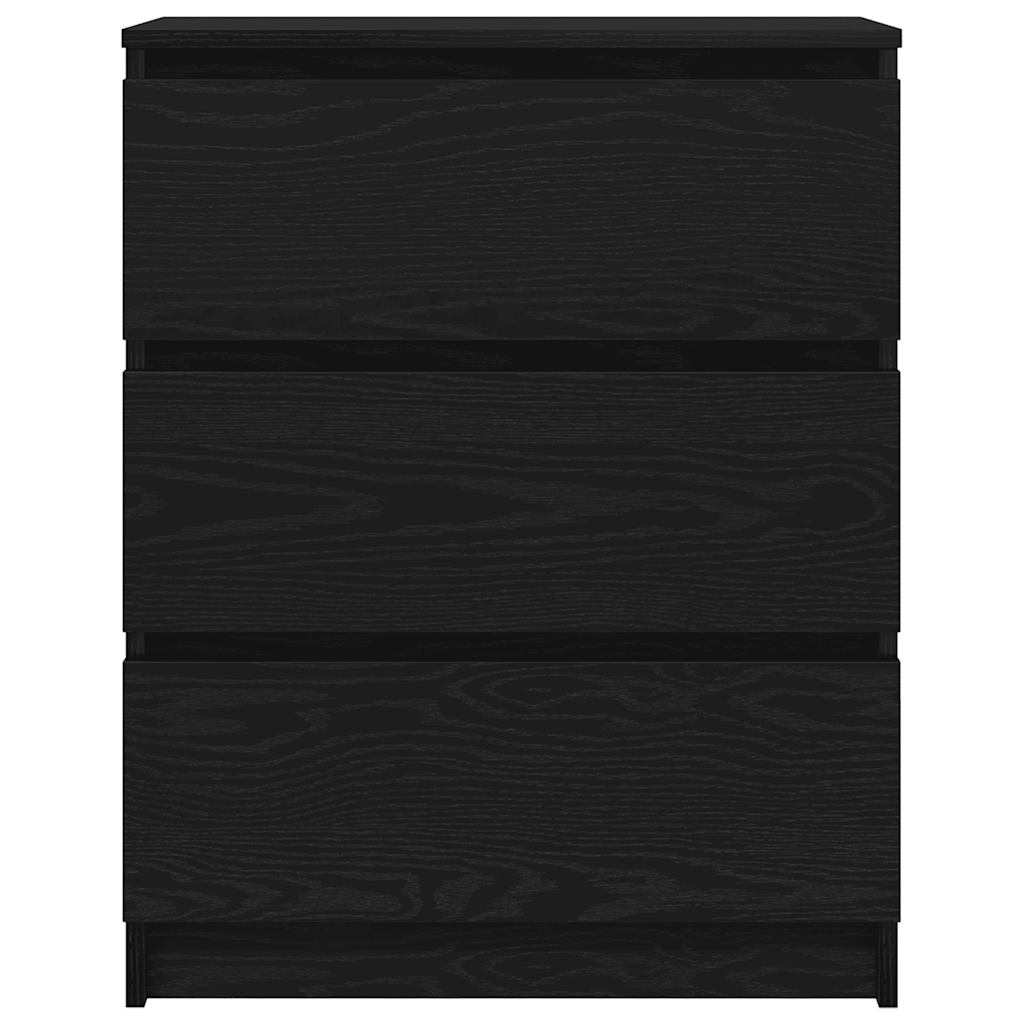 Buffet en chêne noir 60x35x76 cm bois d'ingénierie - XIOS