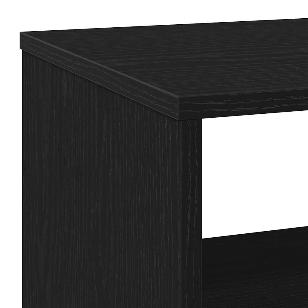 Table d'appoint en chêne noir 70 x 35 x 60 cm Bois d'ingénierie - XIOS