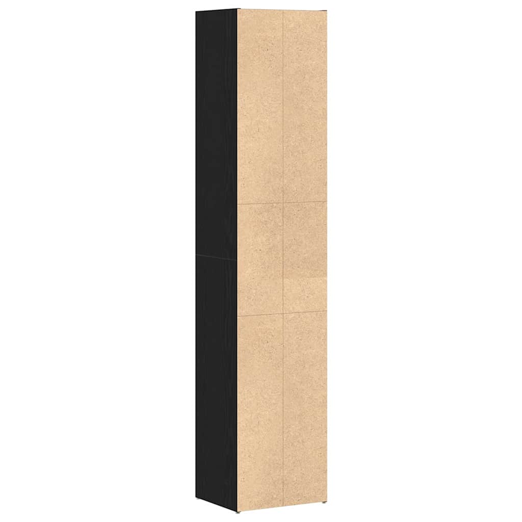 Bibliothèque Chêne noir 36 x 30 x 171 cm Bois d'ingénierie - XIOS