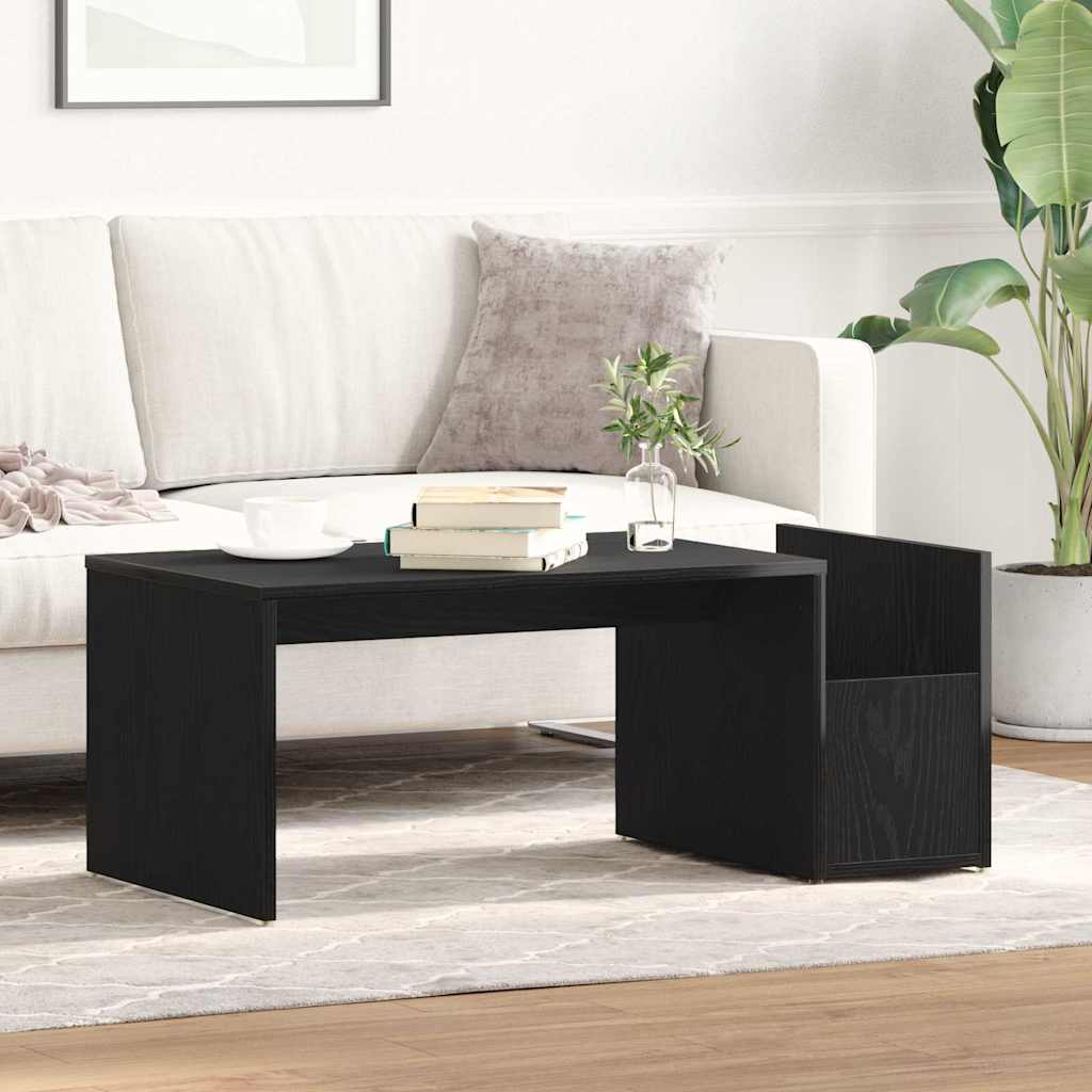 Table basse Chêne noir 90 x 45 x 35 cm Bois d'ingénierie - XIOS