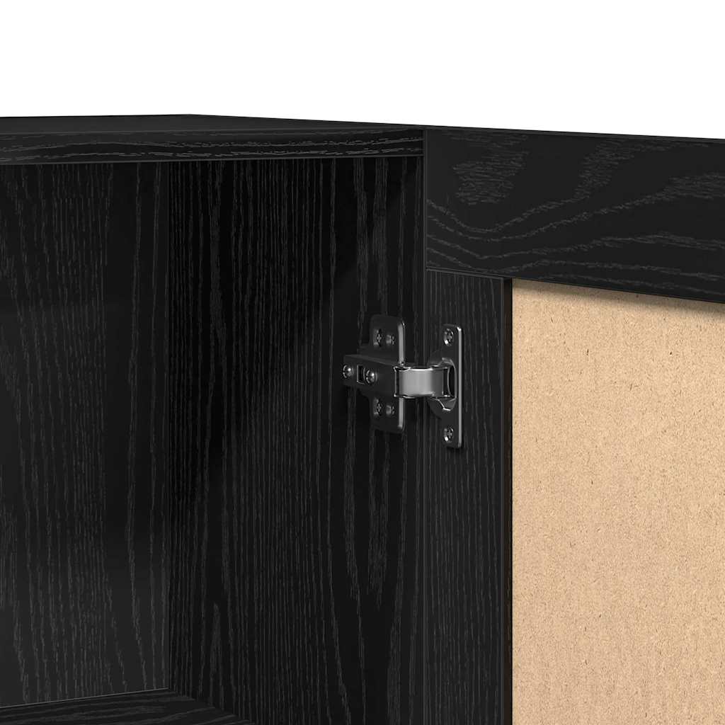 Buffet Chêne noir 120 x 30,5 x 70 cm Bois d'ingénierie - XIOS