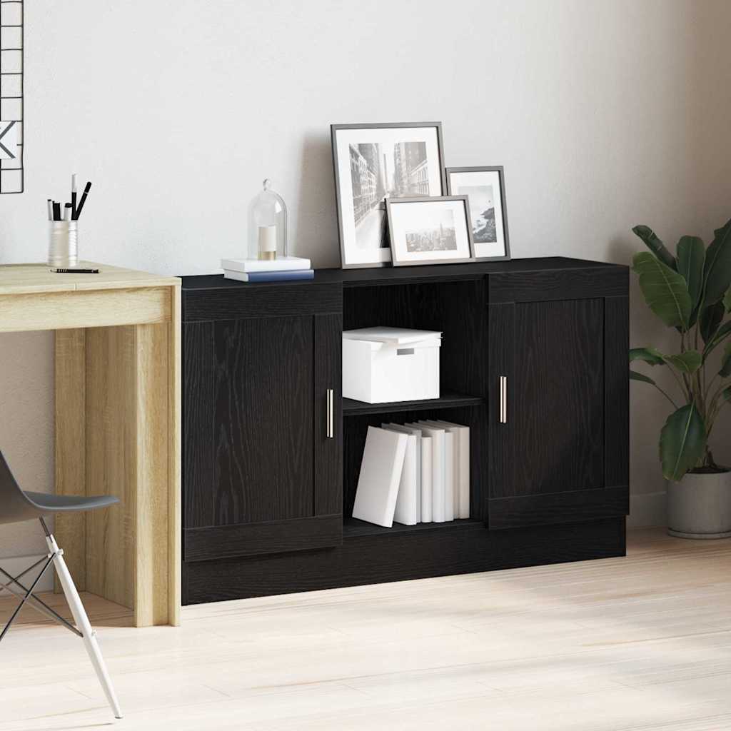 Buffet Chêne noir 120 x 30,5 x 70 cm Bois d'ingénierie - XIOS
