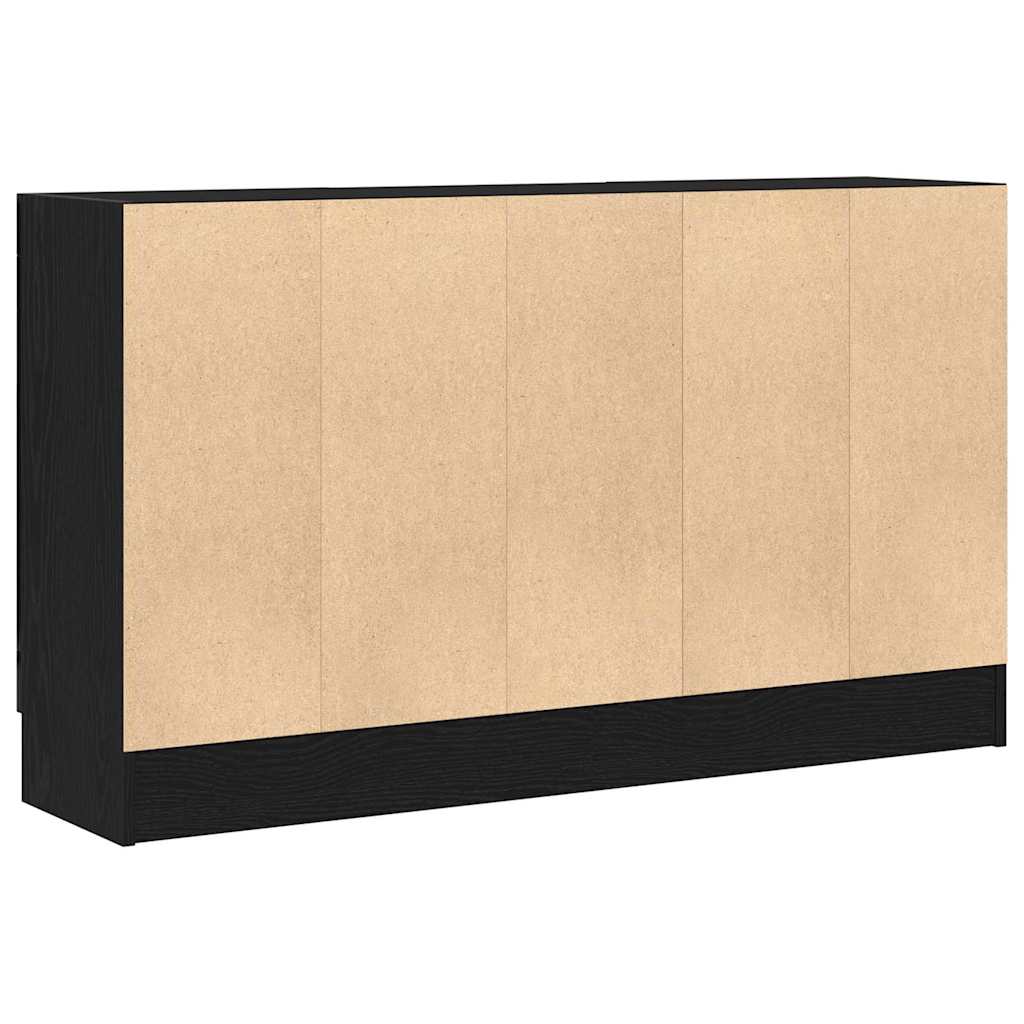 Buffet Chêne noir 120 x 30,5 x 70 cm Bois d'ingénierie - XIOS