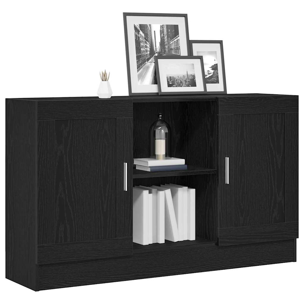 Buffet Chêne noir 120 x 30,5 x 70 cm Bois d'ingénierie - XIOS