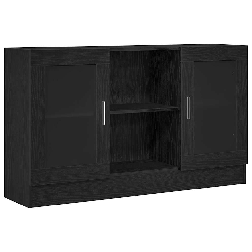 Buffet Chêne noir 120 x 30,5 x 70 cm Bois d'ingénierie - XIOS