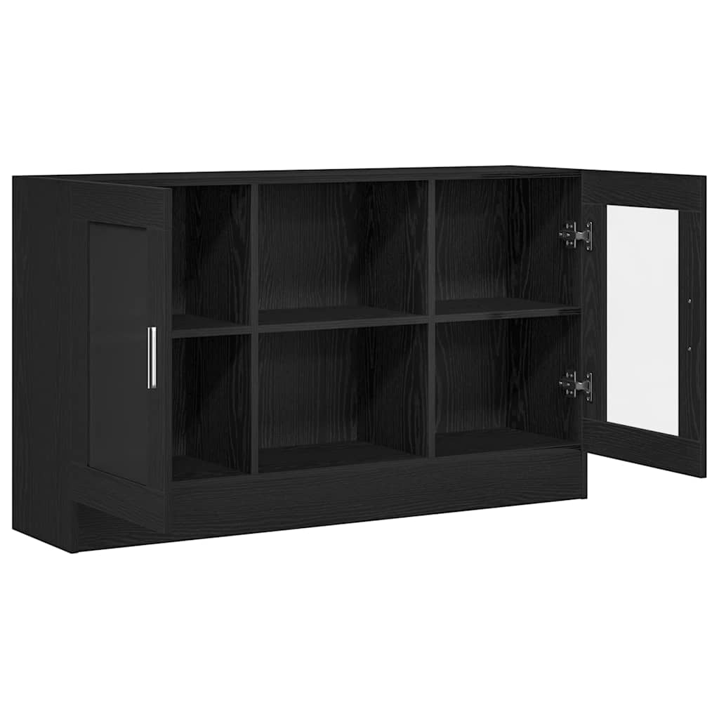 Buffet Chêne noir 120 x 30,5 x 70 cm Bois d'ingénierie - XIOS