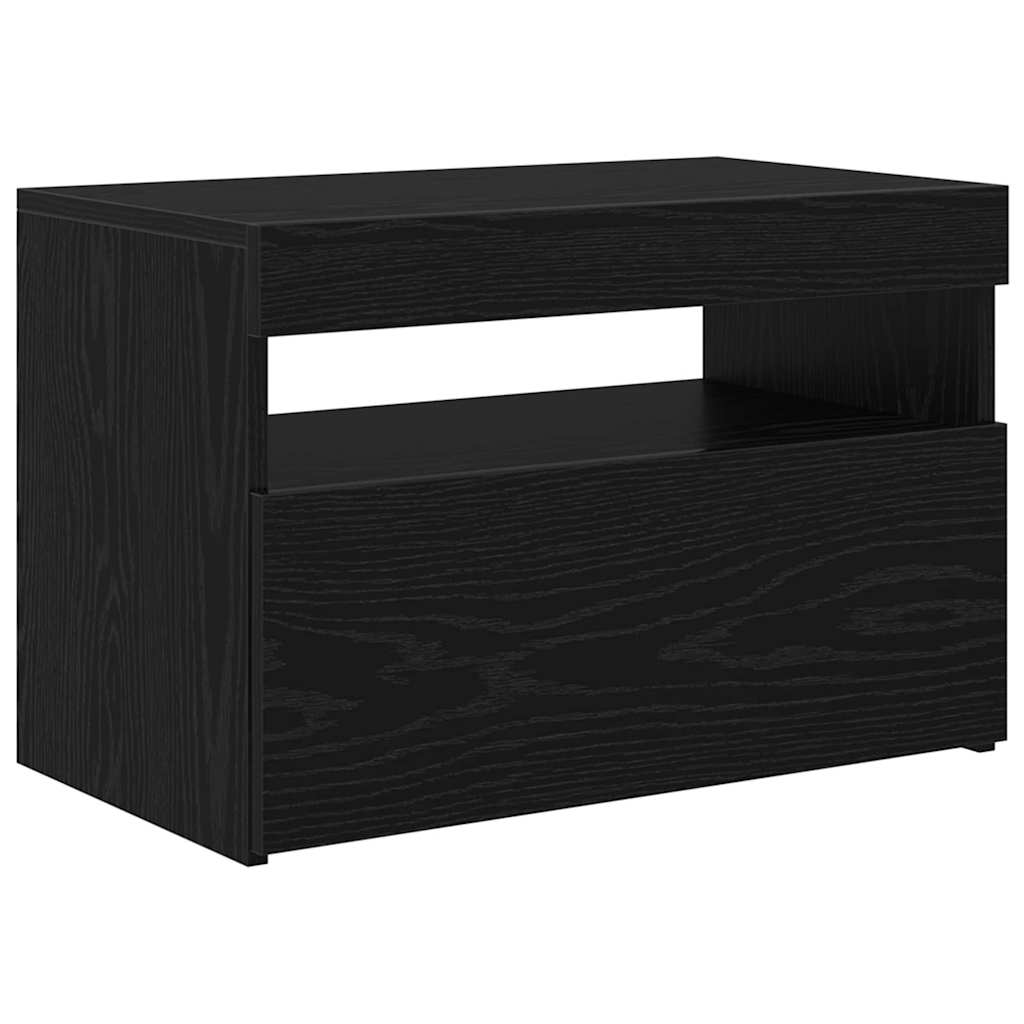 Meuble TV Noir 60 x 35 x 40 cm Bois d'ingénierie - XIOS