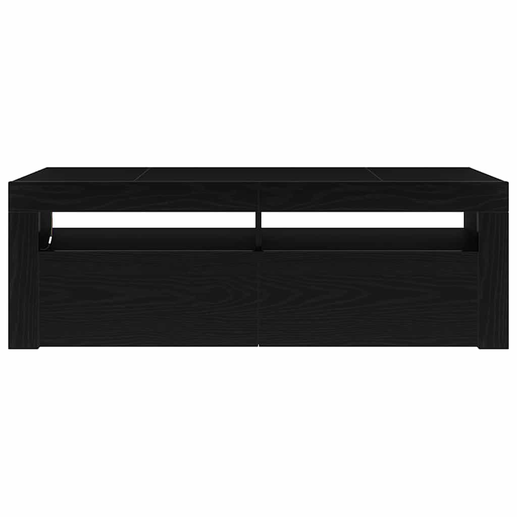 Meuble TV Chêne noir 120 x 35 x 40 cm Bois d'ingénierie - XIOS