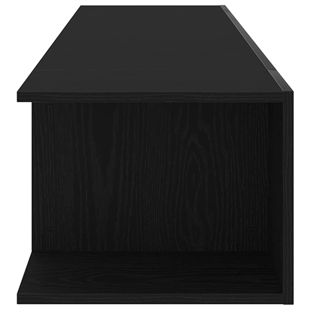 Meuble TV Chêne noir 135 x 39 x 30 cm Bois d'ingénierie - XIOS