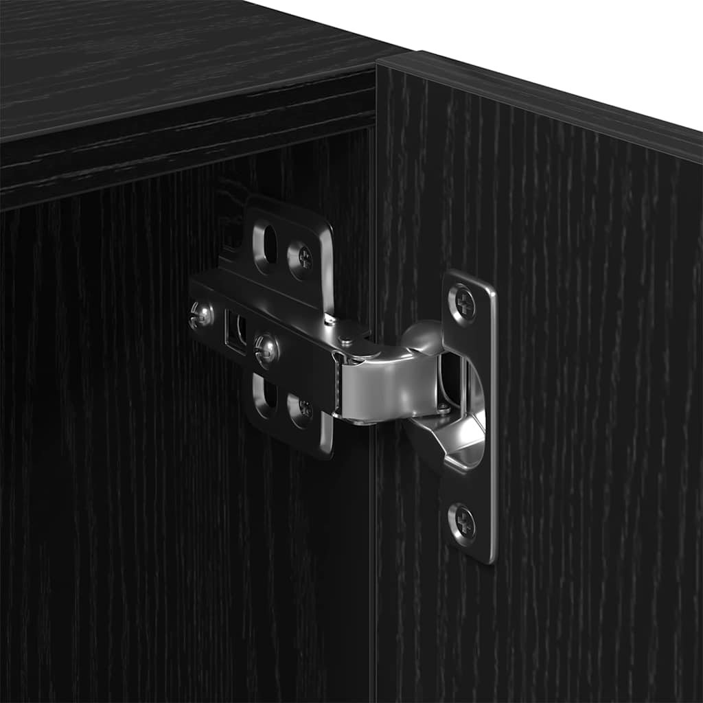 Meuble TV Chêne noir 100 x 35 x 40 cm Bois d'ingénierie - XIOS
