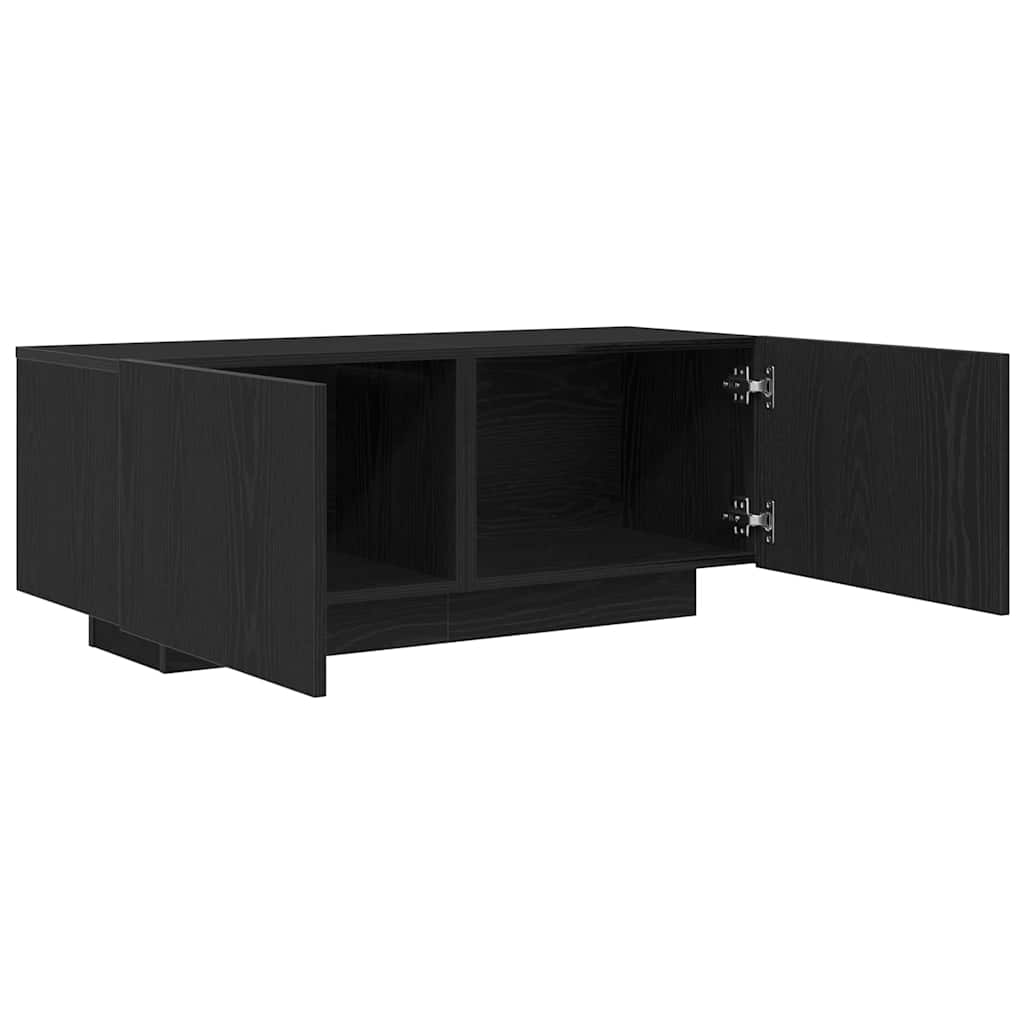 Meuble TV Chêne noir 100 x 35 x 40 cm Bois d'ingénierie
