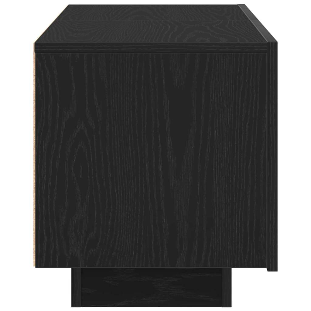 Meuble TV Chêne noir 100 x 35 x 40 cm Bois d'ingénierie