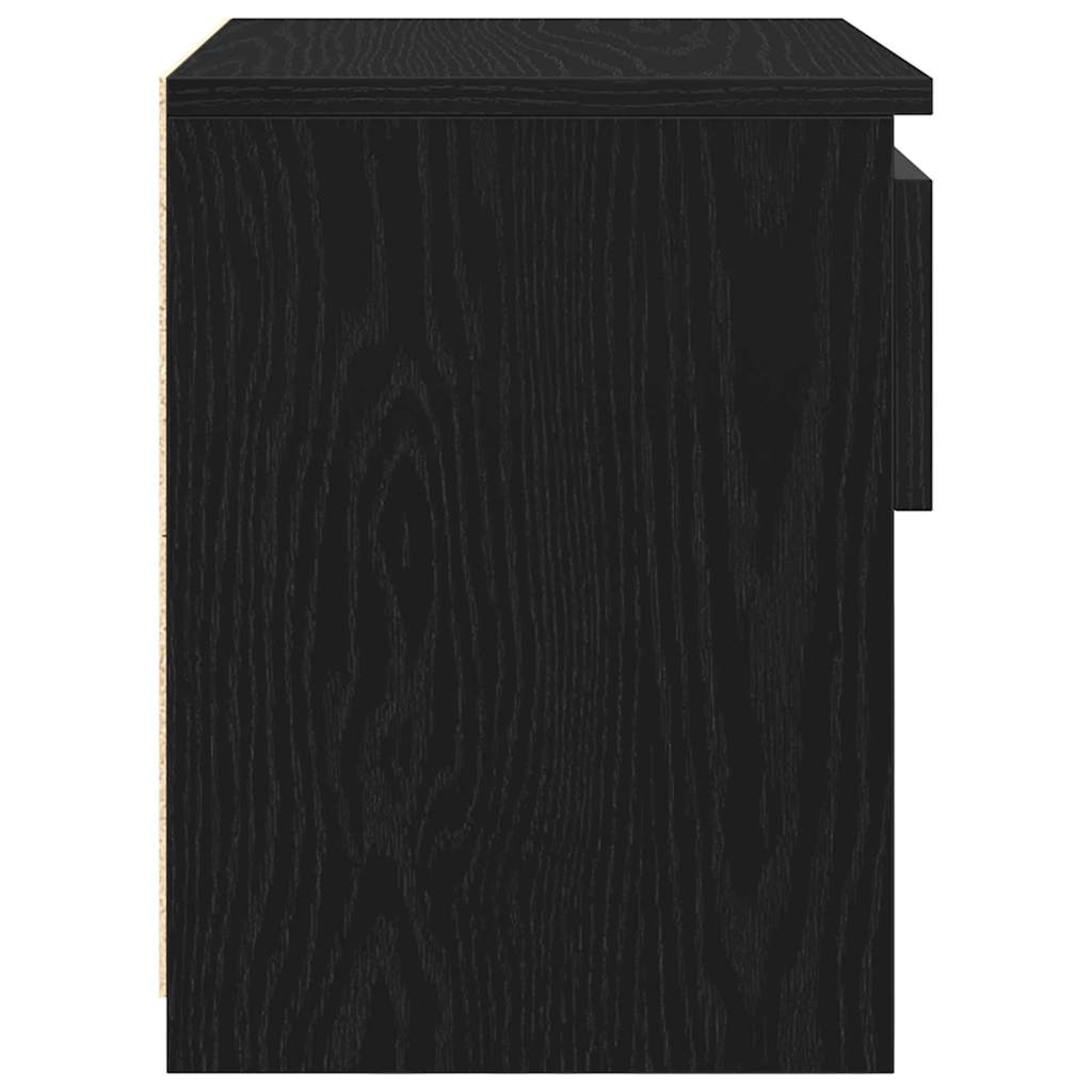 Cabinet de chevet Chêne noir 40 x 30 x 39 cm Bois d'ingénierie