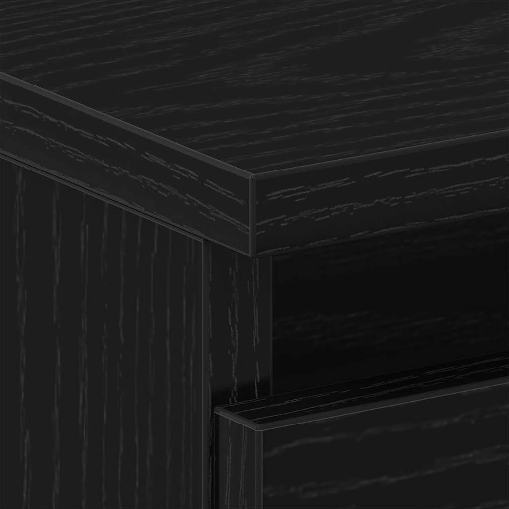 Cabinet de chevet Chêne noir 40 x 35 x 69 cm Bois d'ingénierie - XIOS