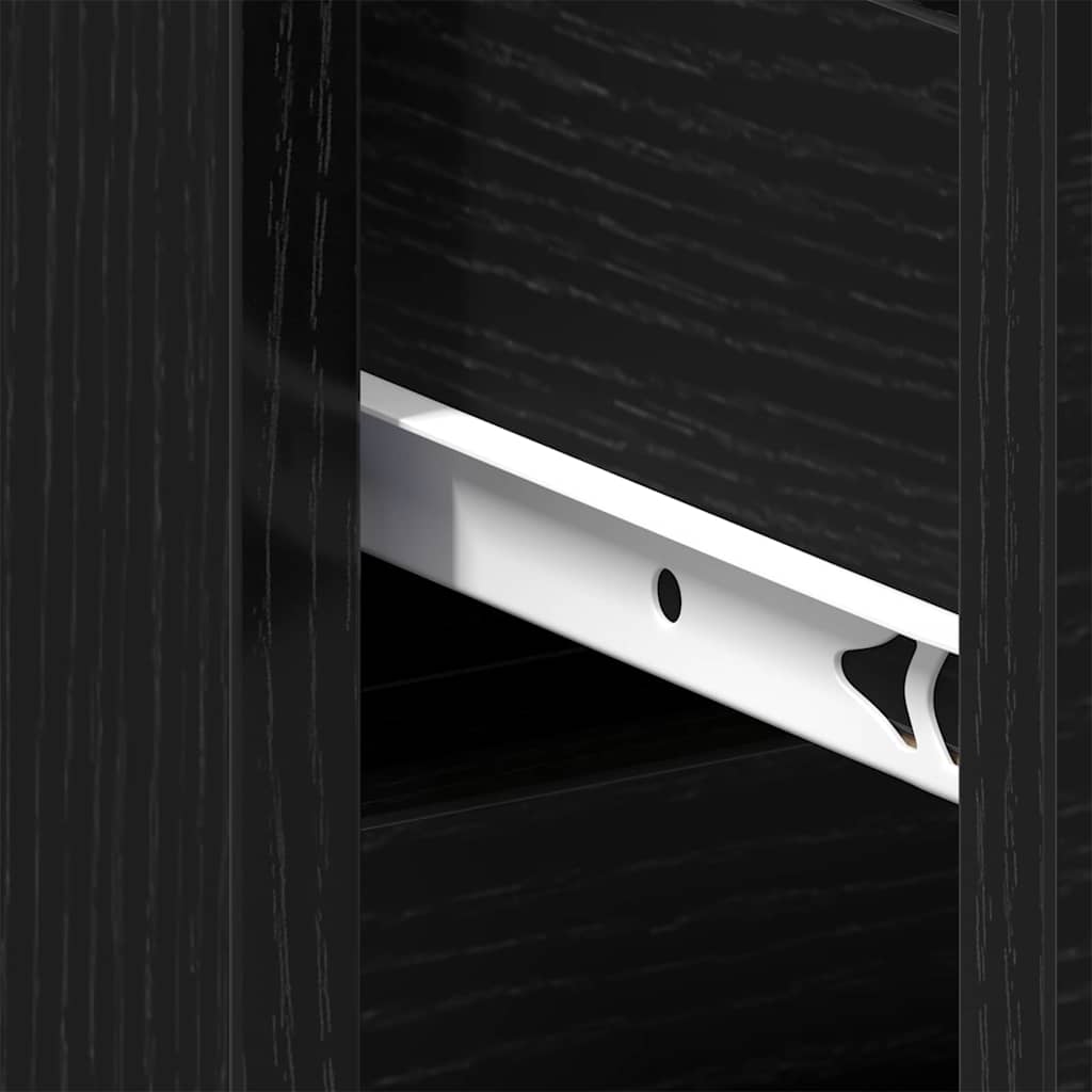 Cabinet de chevet Chêne noir 40 x 35 x 69 cm Bois d'ingénierie - XIOS