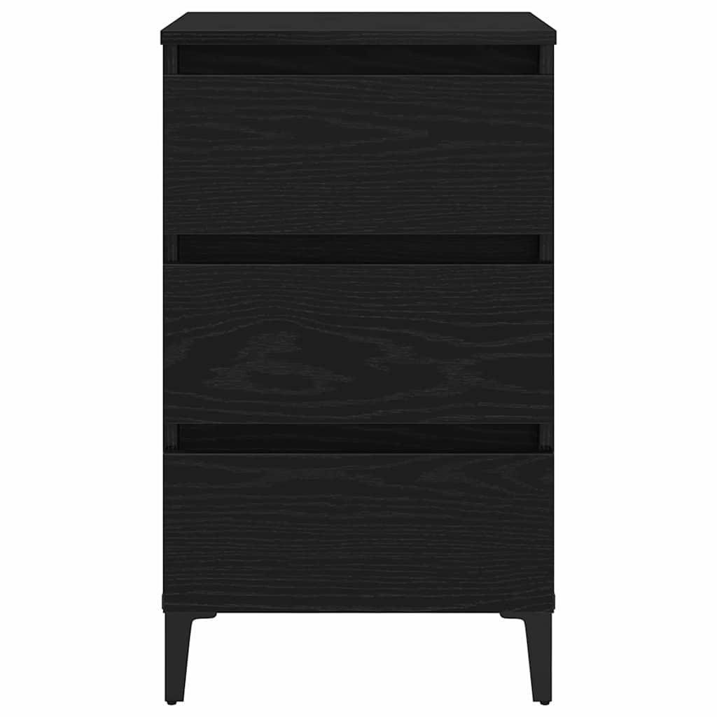 Cabinet de chevet Chêne noir 40 x 35 x 69 cm Bois d'ingénierie - XIOS