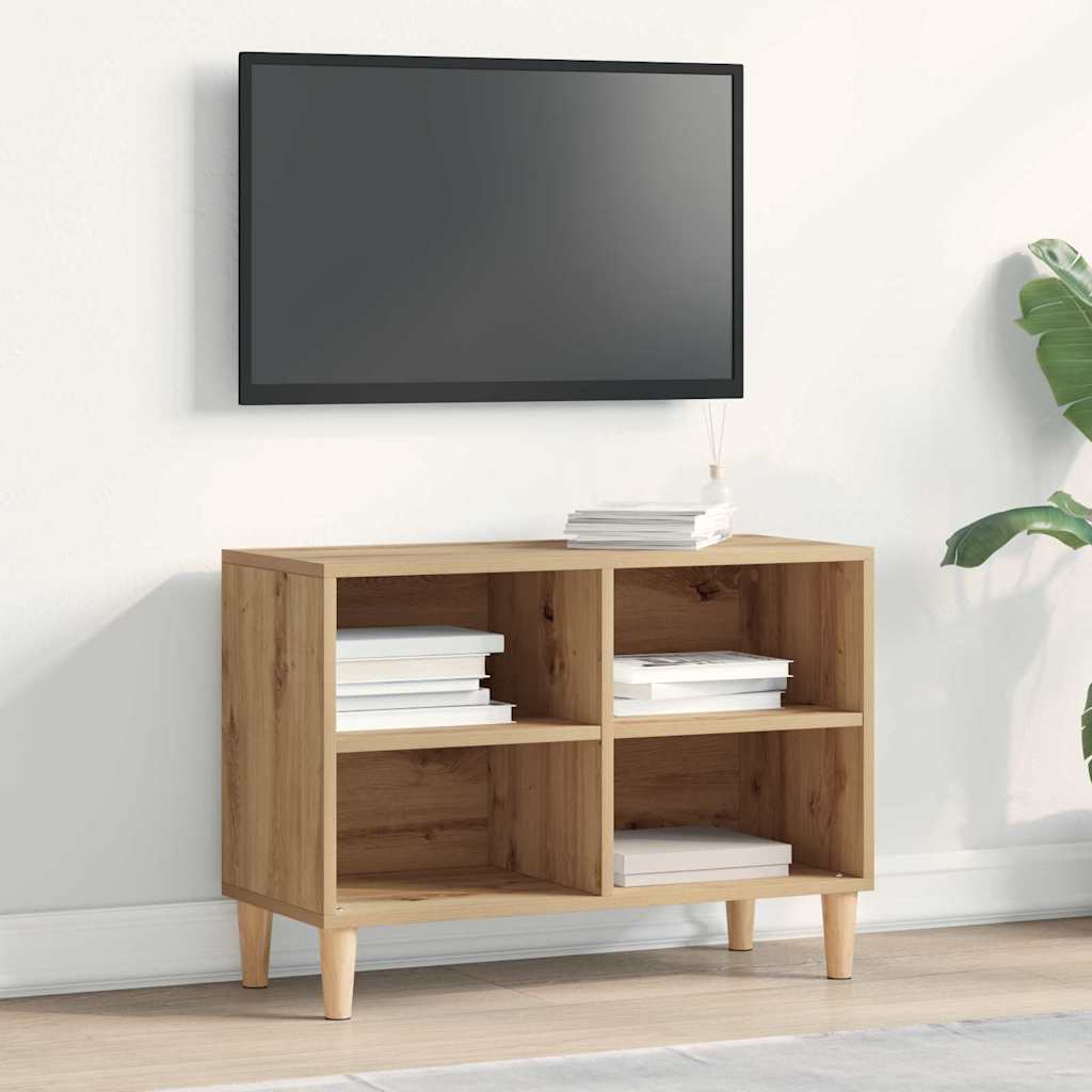 Meuble TV Marron 69.5 x 30 x 50 cm Bois d'ingénierie - XIOS