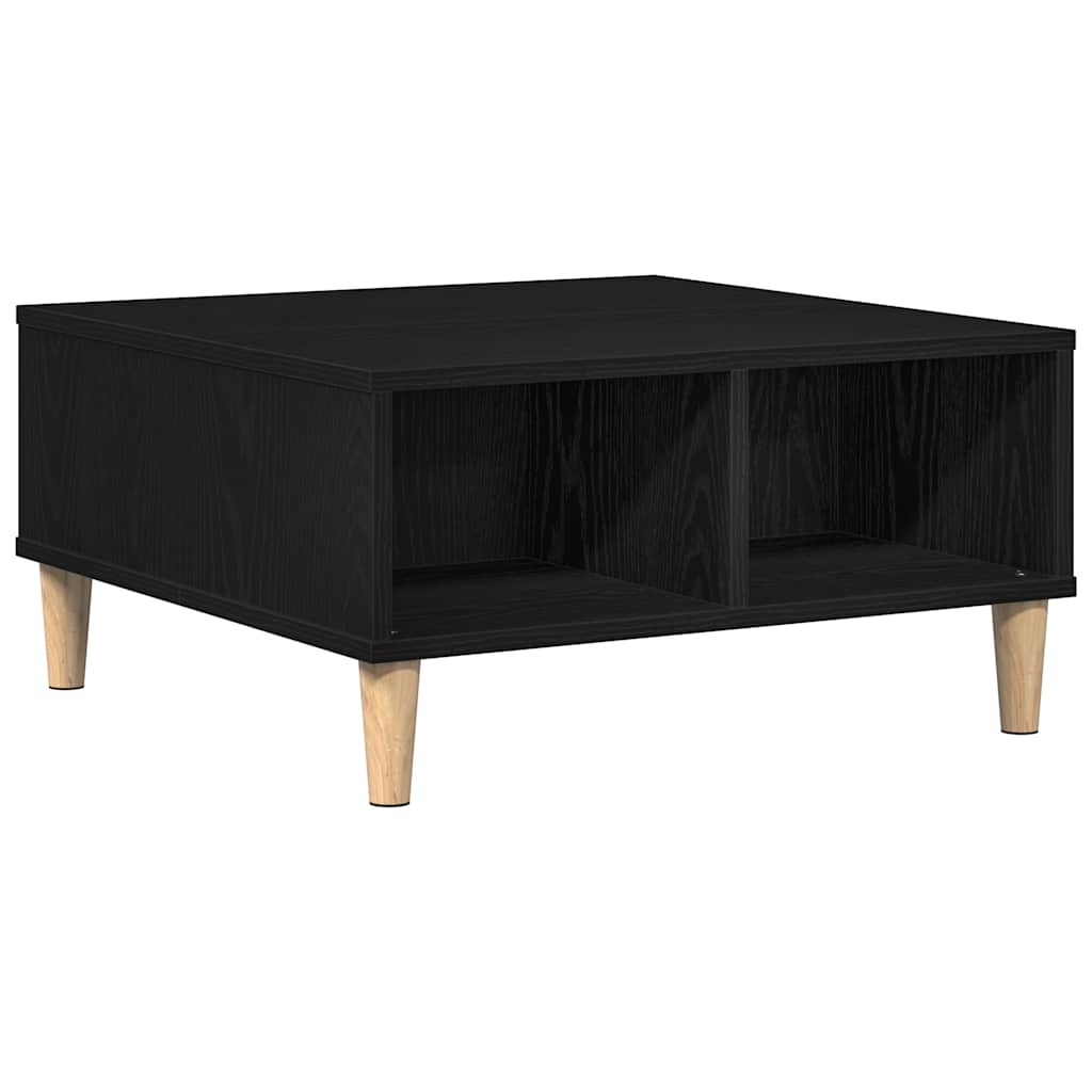 Table basse Chêne noir 60 x 60 x 30 cm Bois d'ingénierie - XIOS