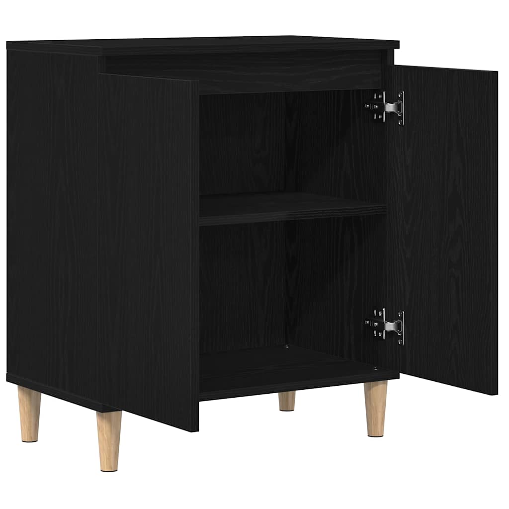 Buffet Noir 60 x 35 x 70 cm Bois d'ingénierie - XIOS