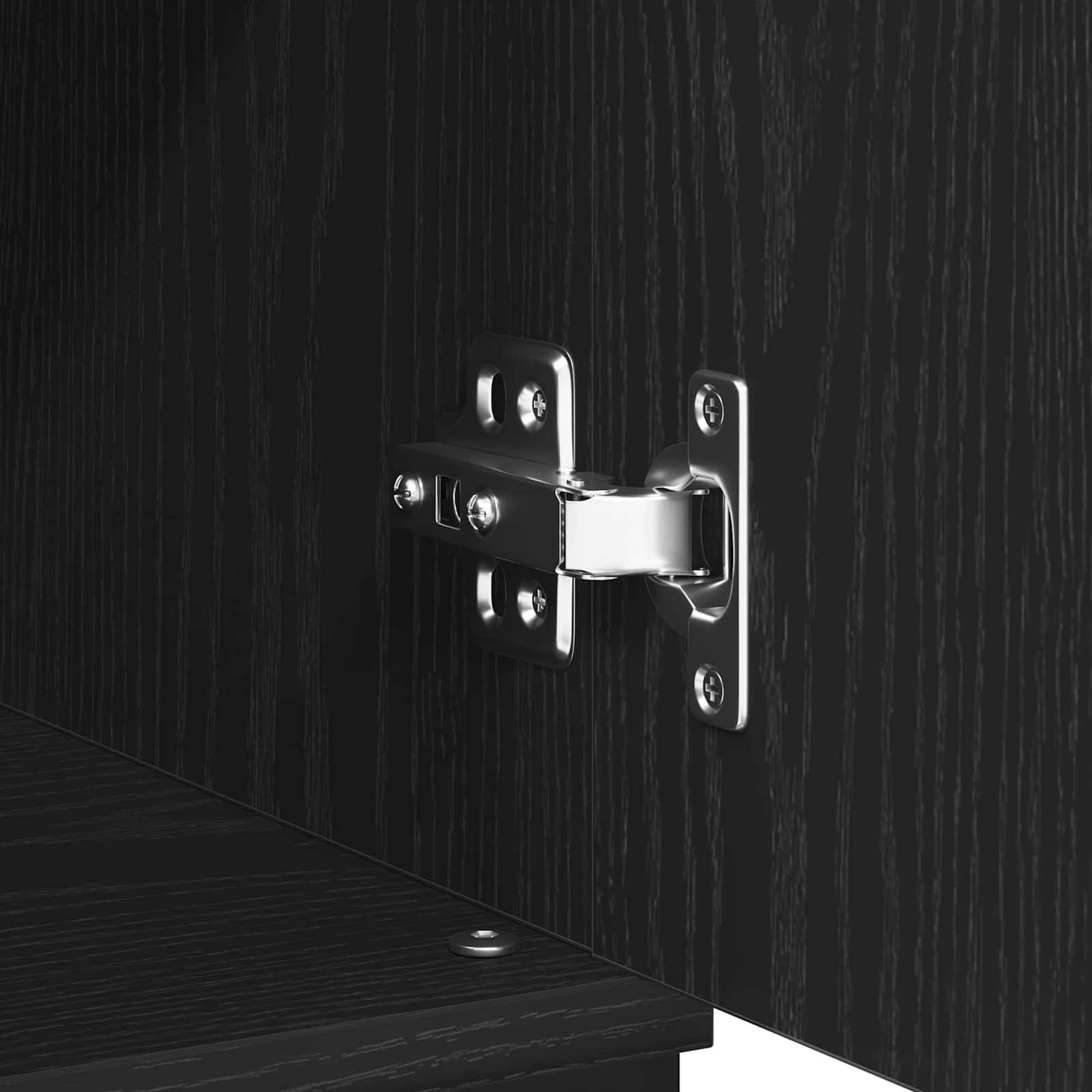 Buffet Chêne noir 60 x 35 x 70 cm Bois d'ingénierie - XIOS