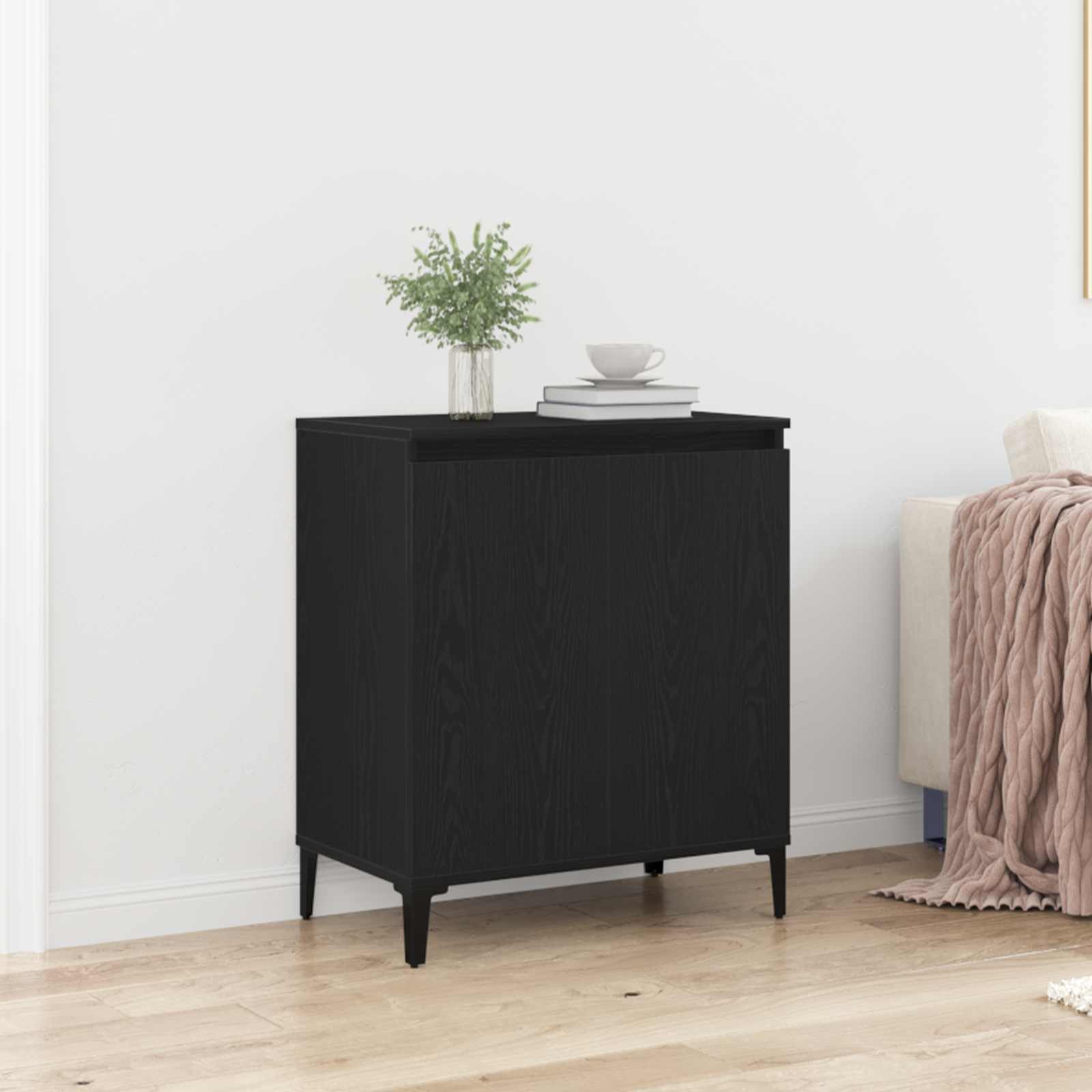 Buffet Chêne noir 60 x 35 x 70 cm Bois d'ingénierie - XIOS