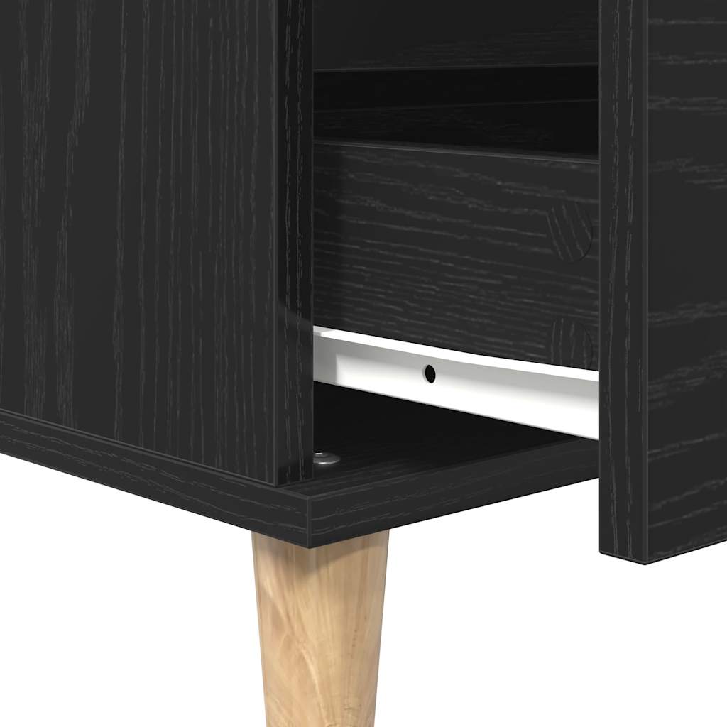 Buffet Chêne noir 60 x 35 x 70 cm Bois d'ingénierie - XIOS