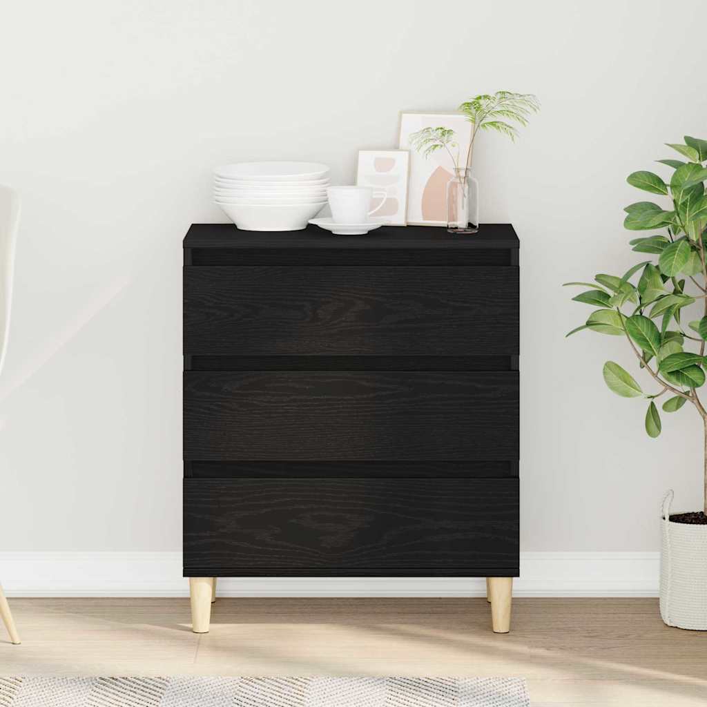 Buffet Chêne noir 60 x 35 x 70 cm Bois d'ingénierie - XIOS