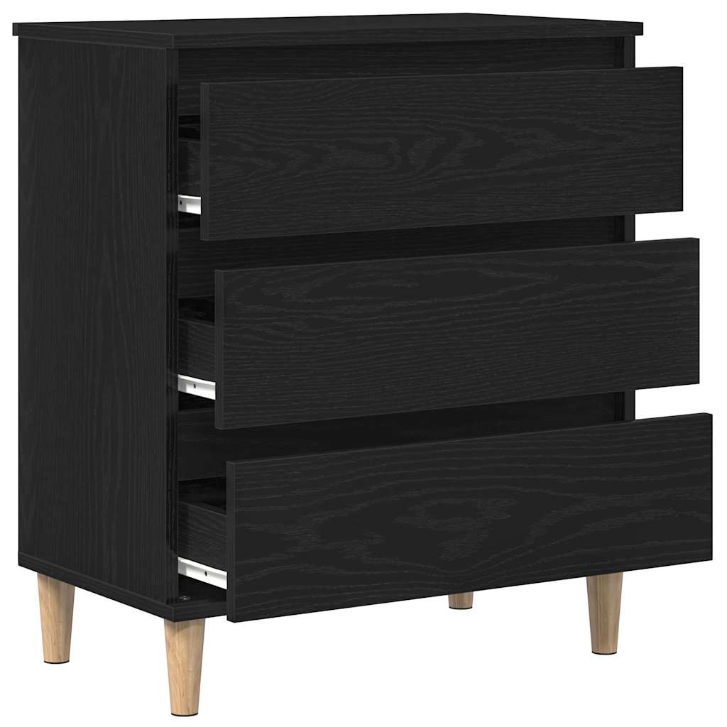 Buffet Chêne noir 60 x 35 x 70 cm Bois d'ingénierie - XIOS