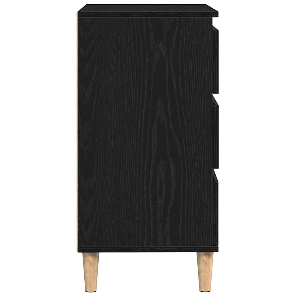 Buffet Chêne noir 60 x 35 x 70 cm Bois d'ingénierie - XIOS