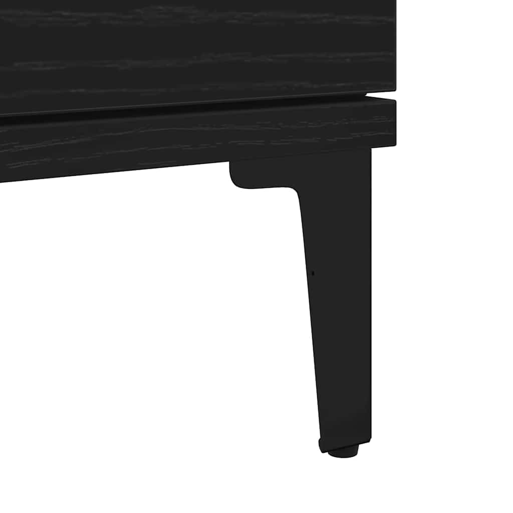 Buffet avec tiroir Chêne noir 60 x 35 x 70 cm Bois d'ingénierie - XIOS