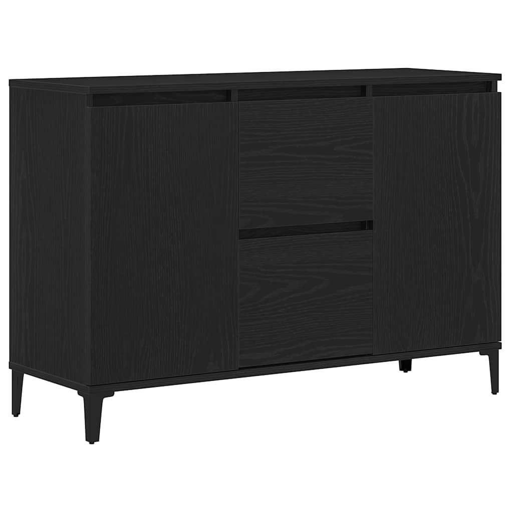 Buffet avec tiroir Noir 104 x 35 x 70 cm Bois d'ingénierie - XIOS