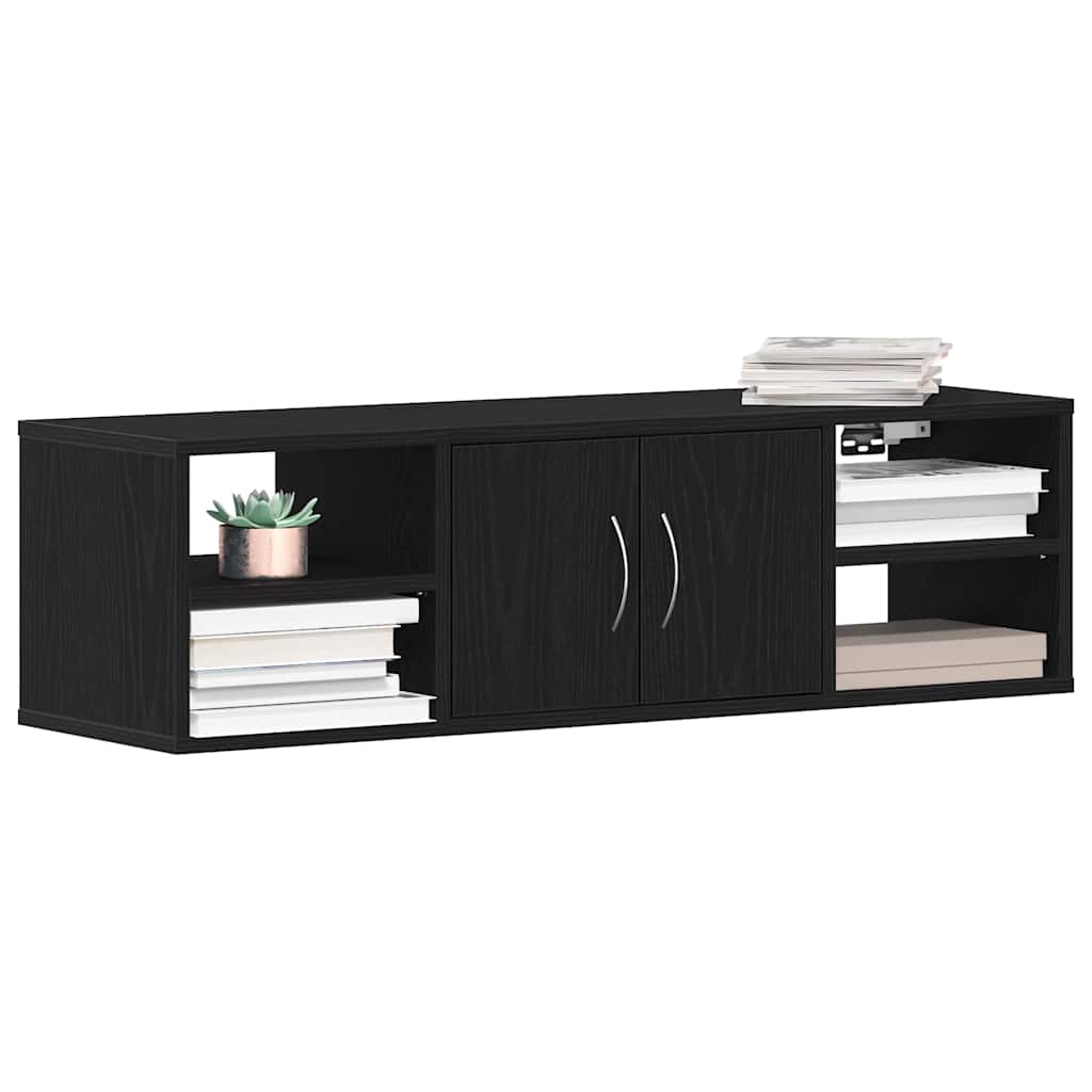Étagère Murale Chêne noir 140 x 41 x 75 cm Bois d'ingénierie - XIOS