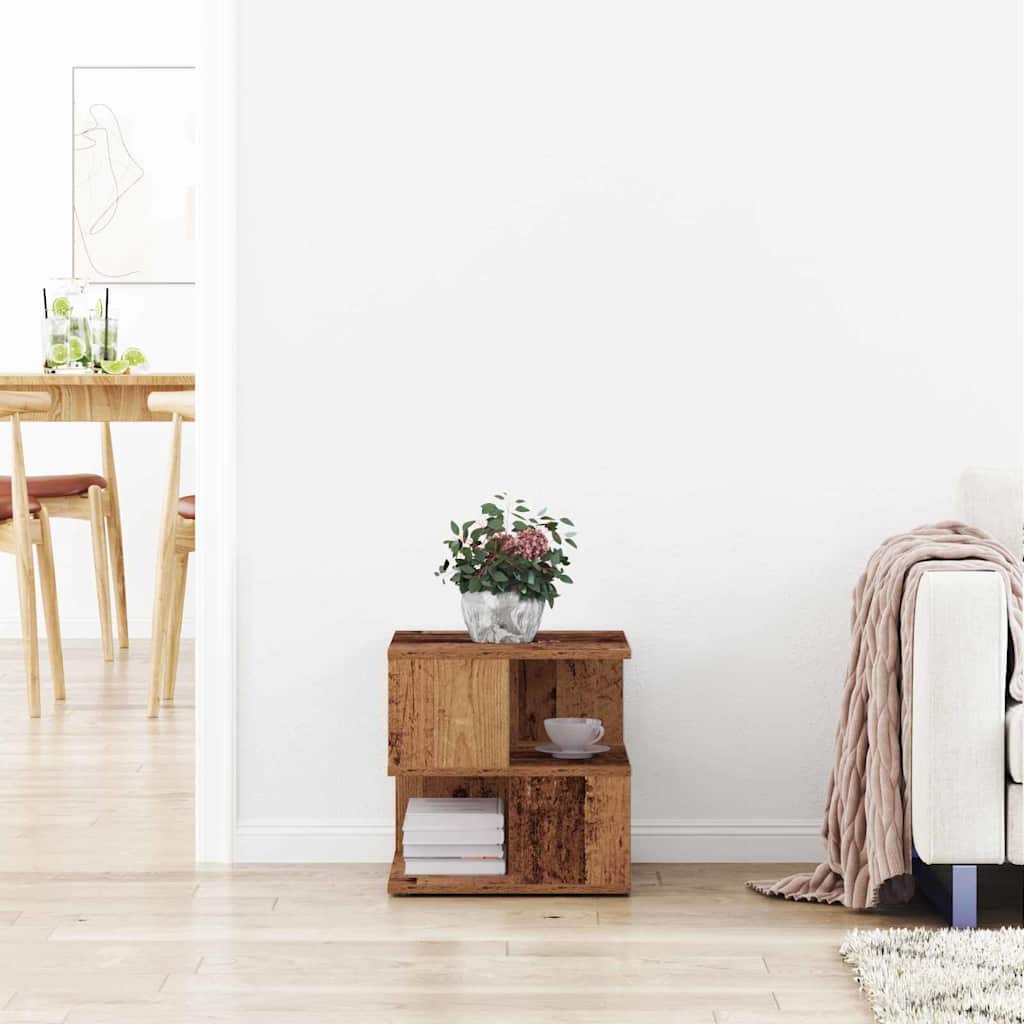 Table d'appoint Bois ancien 40 x 40 x 40 cm Bois d'ingénierie - XIOS