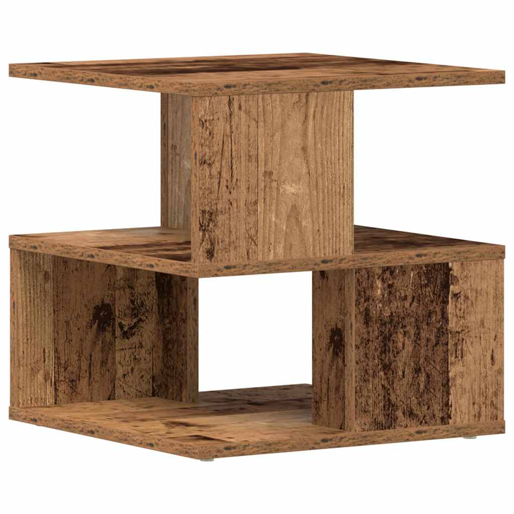 Table d'appoint Bois ancien 40 x 40 x 40 cm Bois d'ingénierie - XIOS