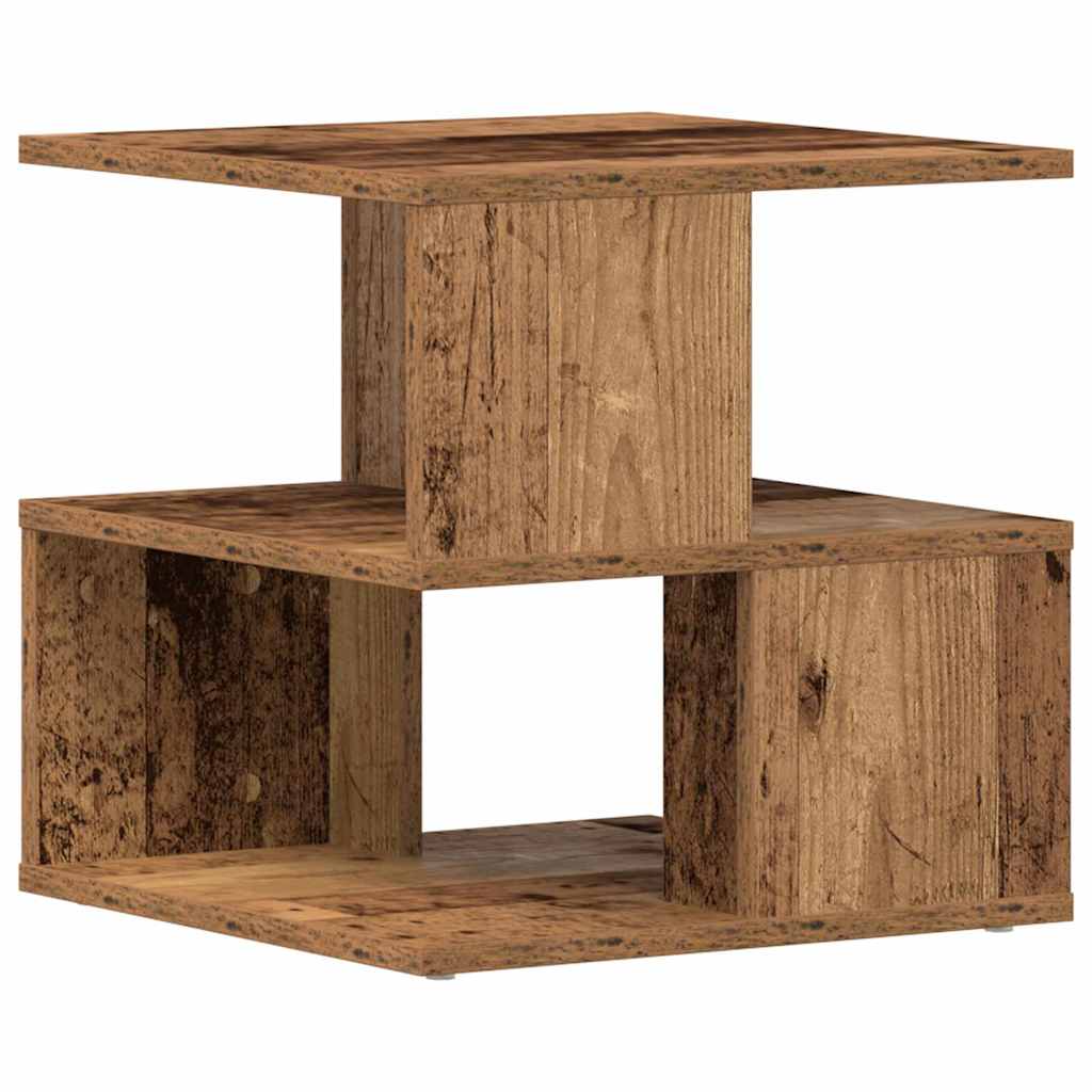 Table d'appoint Bois ancien 40 x 40 x 40 cm Bois d'ingénierie - XIOS