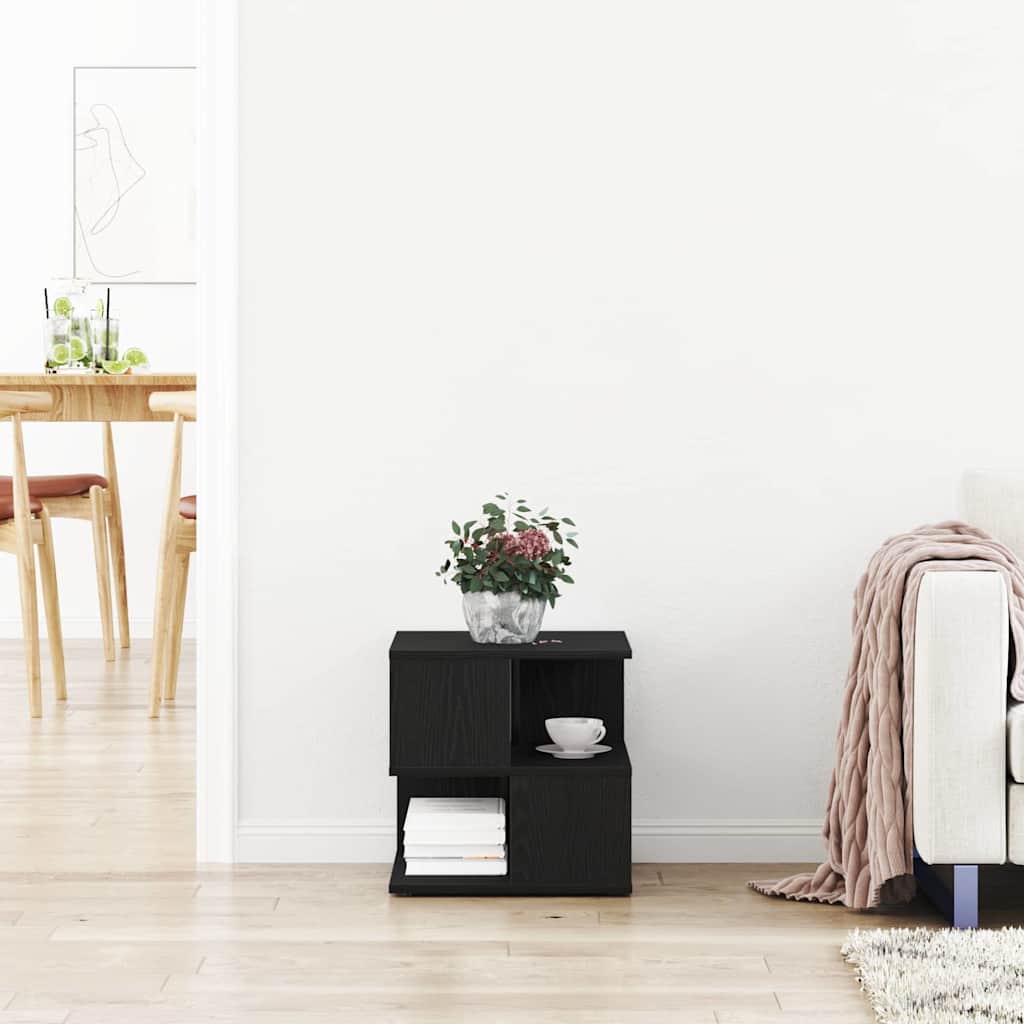 Table d'appoint Chêne noir 40 x 40 x 40 cm Bois d'ingénierie - XIOS