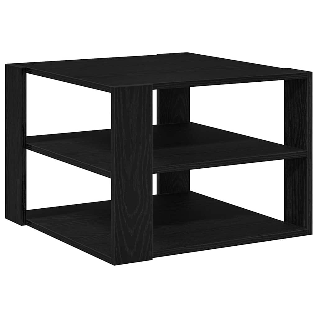 Table Basse Chêne noir 59,5 x 59,5 x 40 cm Bois d'ingénierie - XIOS