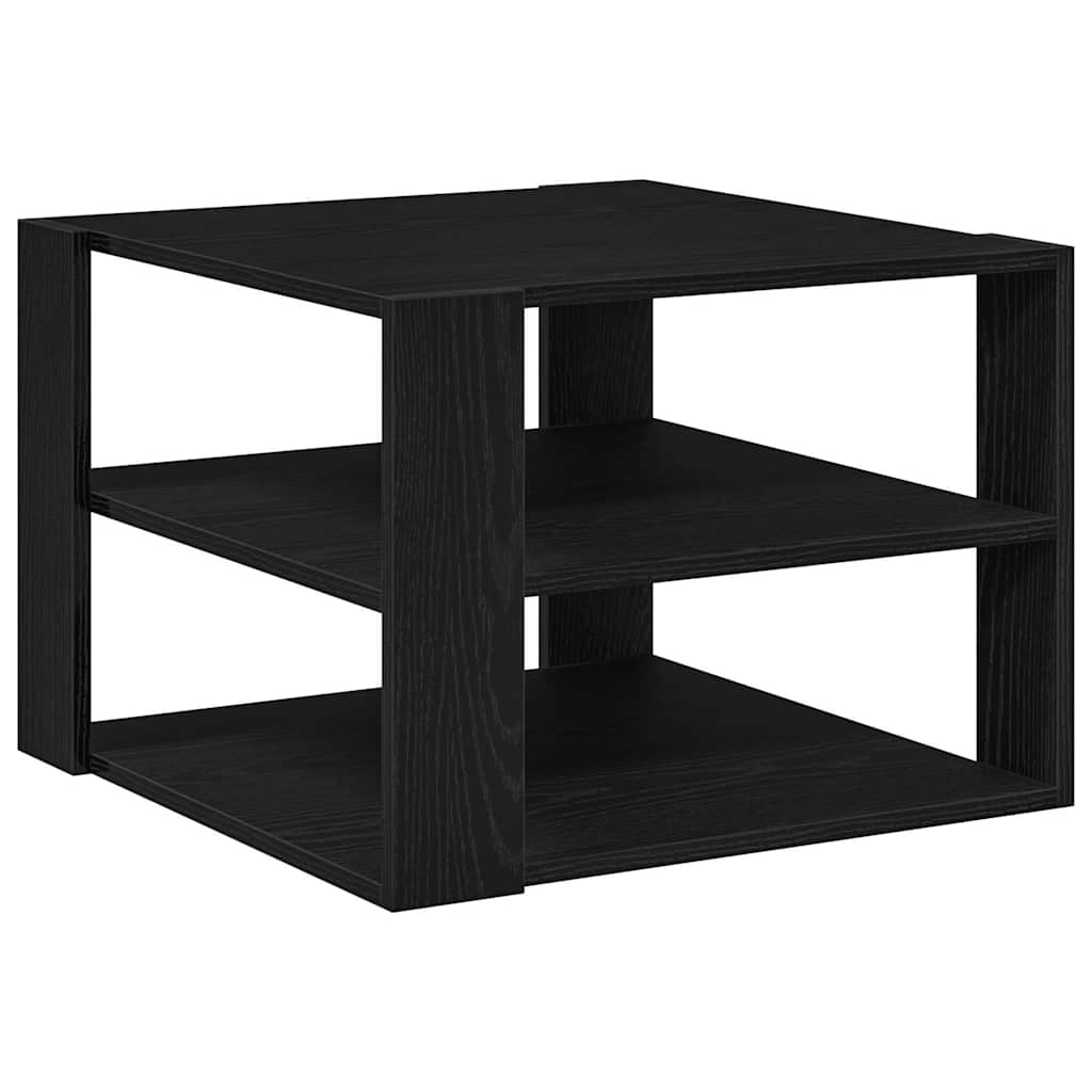 Table Basse Chêne noir 59,5 x 59,5 x 40 cm Bois d'ingénierie - XIOS