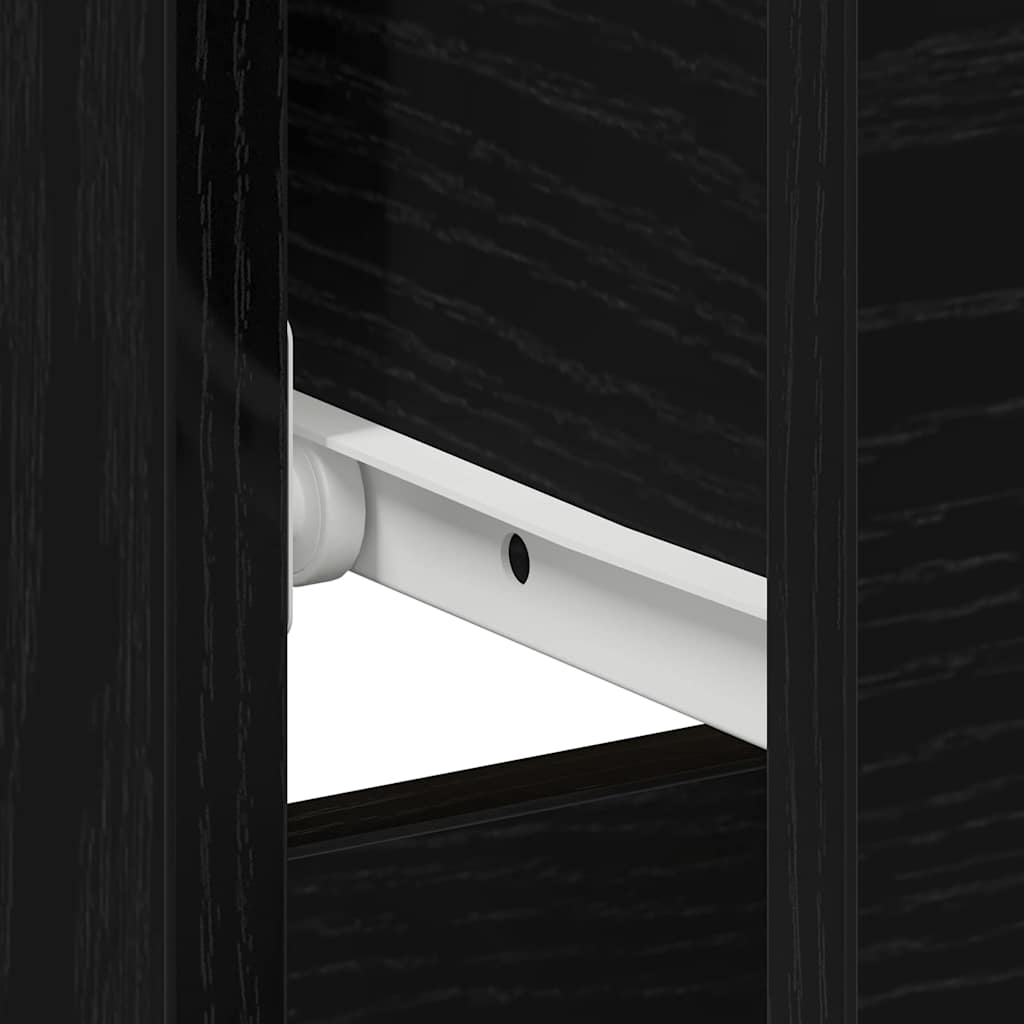 Cabinet de chevet Chêne noir 40 x 40 x 50 cm Bois d'ingénierie