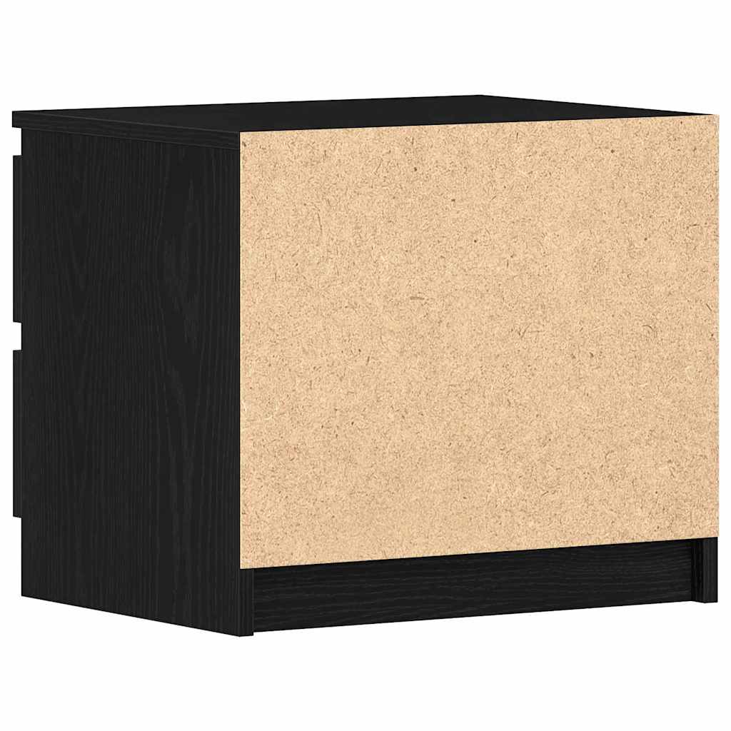 Cabinet de chevet avec tiroir Chêne noir 50 x 40 x 43,5 cm - XIOS