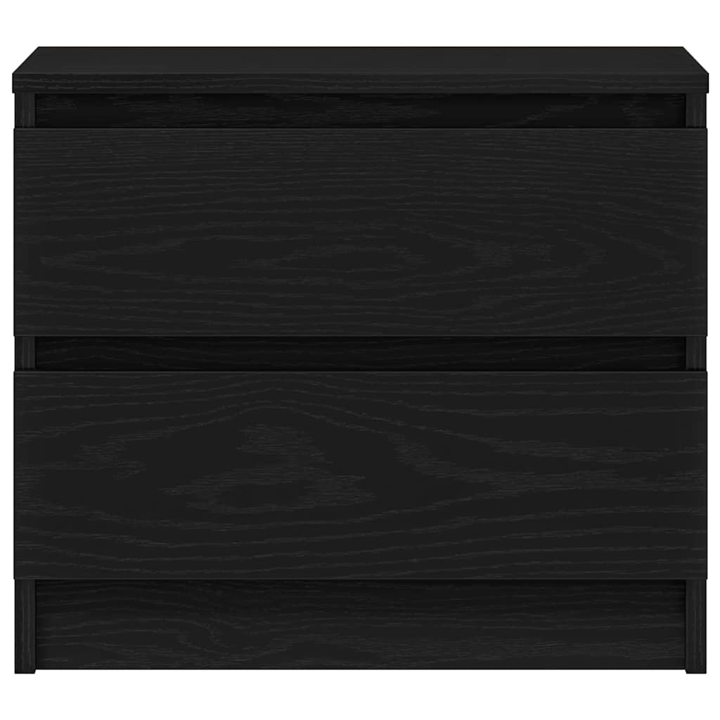 Cabinet de chevet avec tiroir Chêne noir 50 x 40 x 43,5 cm - XIOS