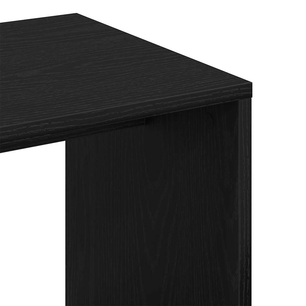 Table d'appoint Chêne noir 59 x 36 x 38 cm Bois d'ingénierie - XIOS