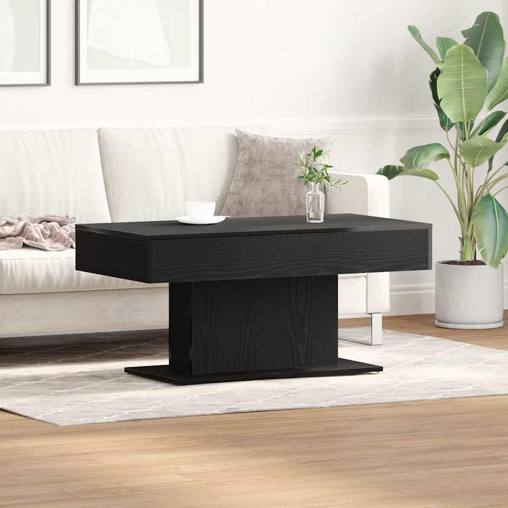 Table basse Chêne noir 96 x 50 x 45 cm Bois d'ingénierie - XIOS