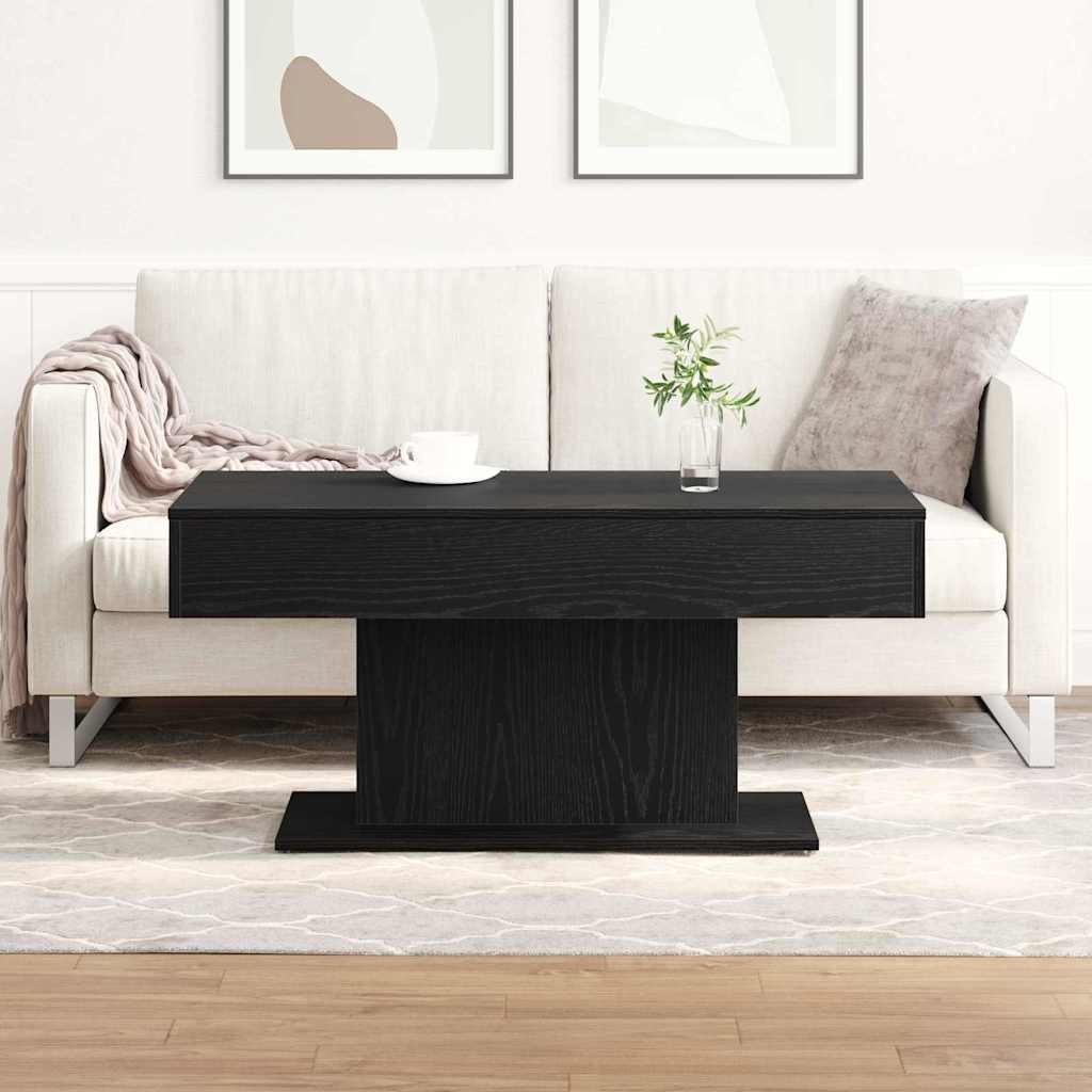 Table basse Chêne noir 96 x 50 x 45 cm Bois d'ingénierie - XIOS