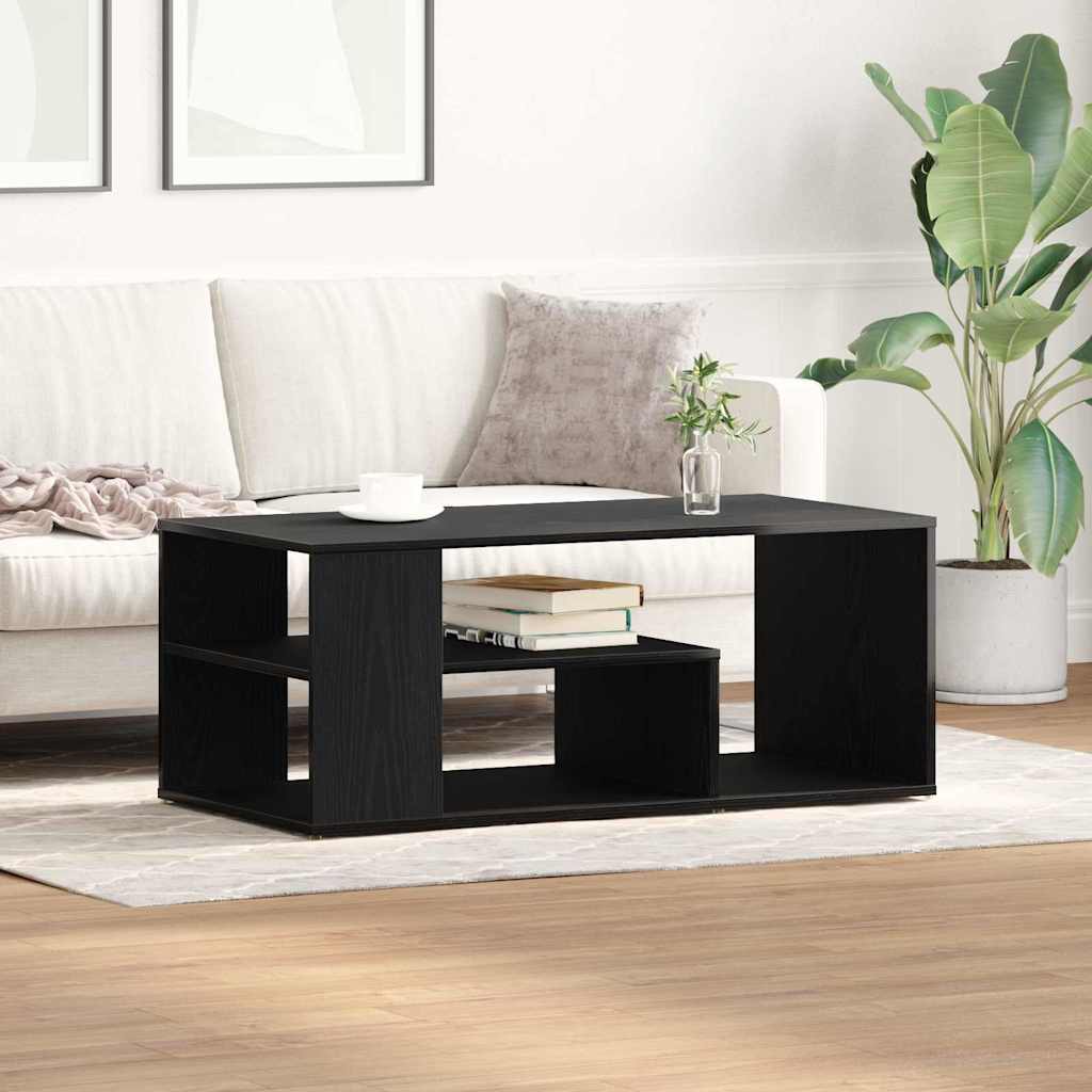 Table basse Chêne noir 100 x 50 x 40 cm Bois d'ingénierie - XIOS