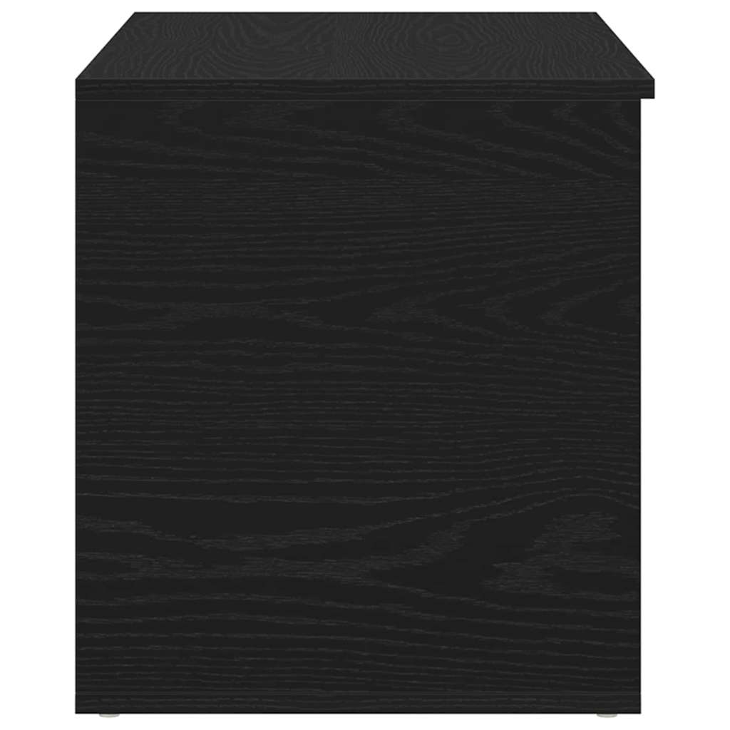 Boîte de Rangement Chêne noir 84 x 42 x 46 cm Bois d'ingénierie