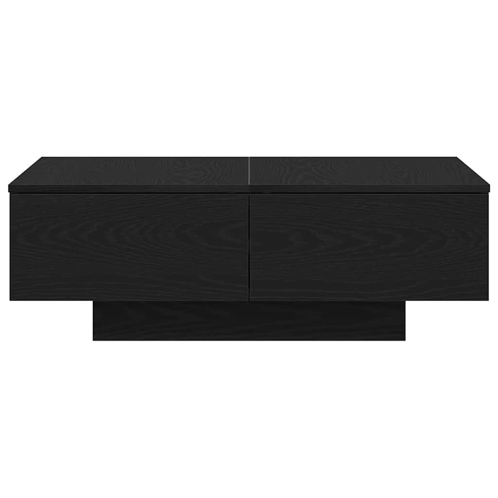 Table basse Chêne noir 90 x 60 x 31 cm Bois d'ingénierie - XIOS