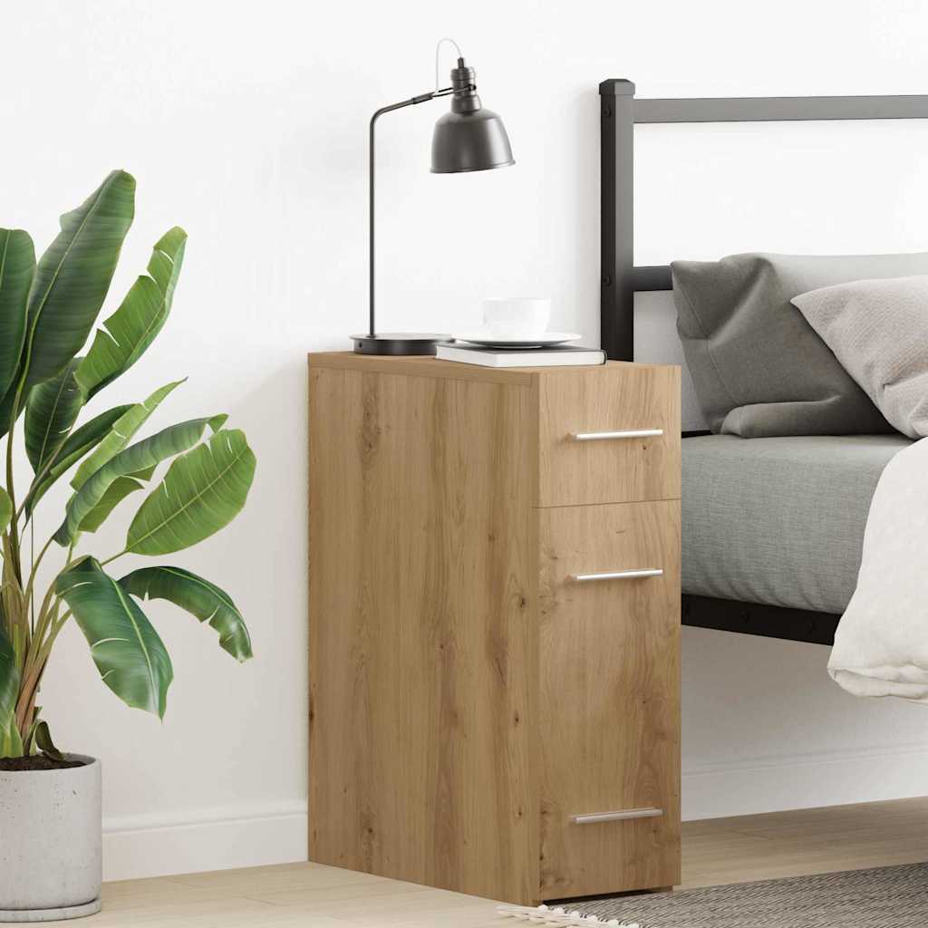 Armoire de pharmacie vidaXL en chêne fait main 20x45,5x60 cm en bois d'ingénierie