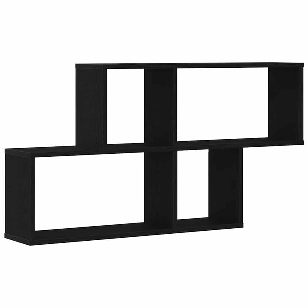 Étagère Murale Chêne noir 76 x 15 x 53 cm Bois d'ingénierie - XIOS